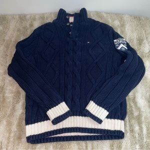 Tommy Hilfiger Ribbed knit sweater XS 100% Cotton